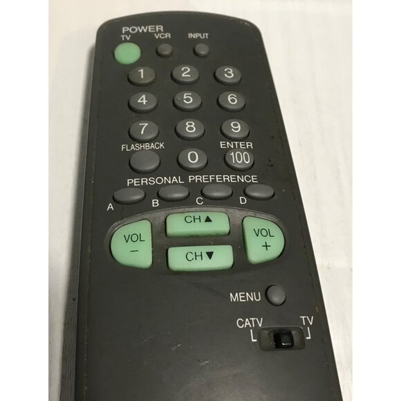 Sharp G1494SA TV/VCR/CATV Remote Control Made In Malaysia - Picture 3 of 7